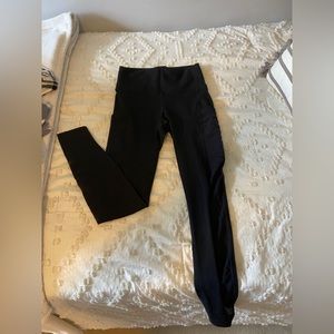 black fabletics leggings